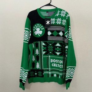 Boston Celtics Crewneck pullover sweater ugly sweater